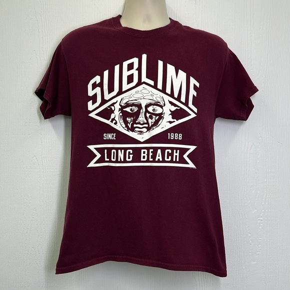 420 - Sublime Long Beach Music Graphic Short Sleeve T Shirt Size Medium - Picture 2 of 7